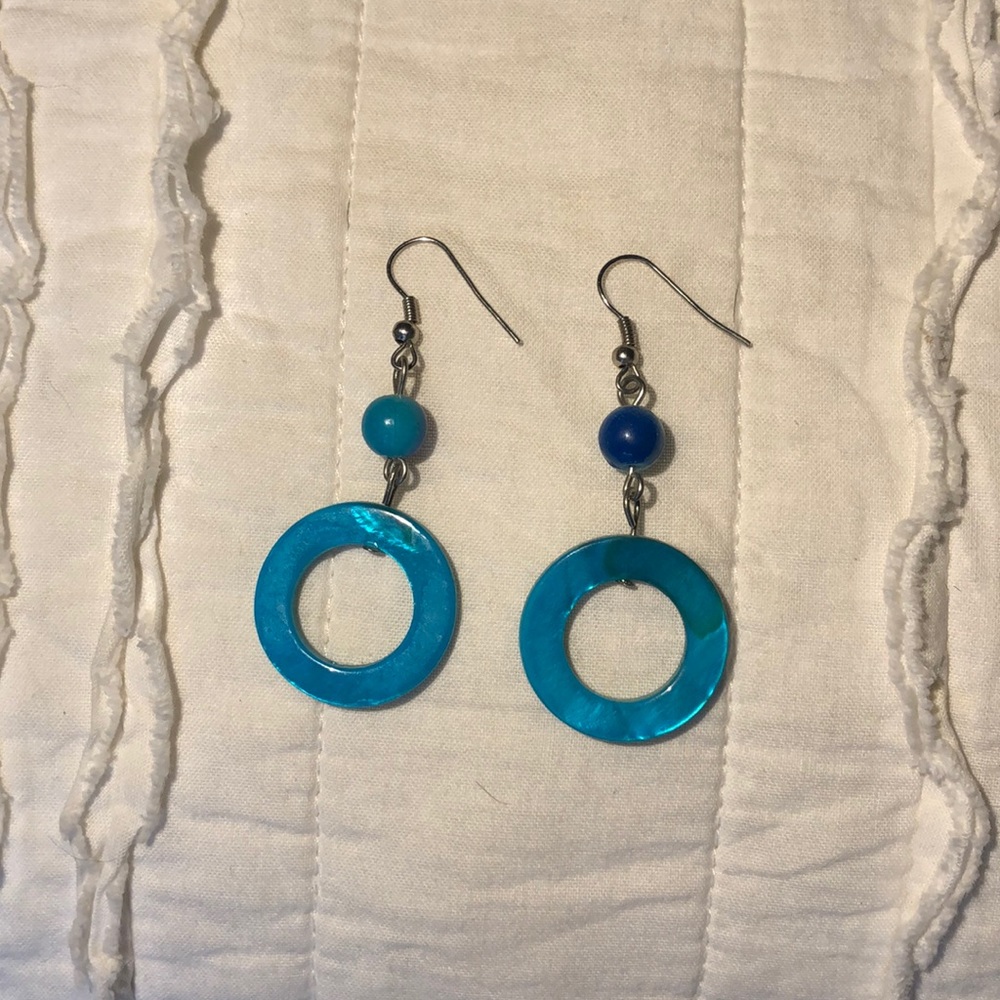 Blue Earrings 🦋
